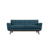 Long Sofa In Blue Navy Color